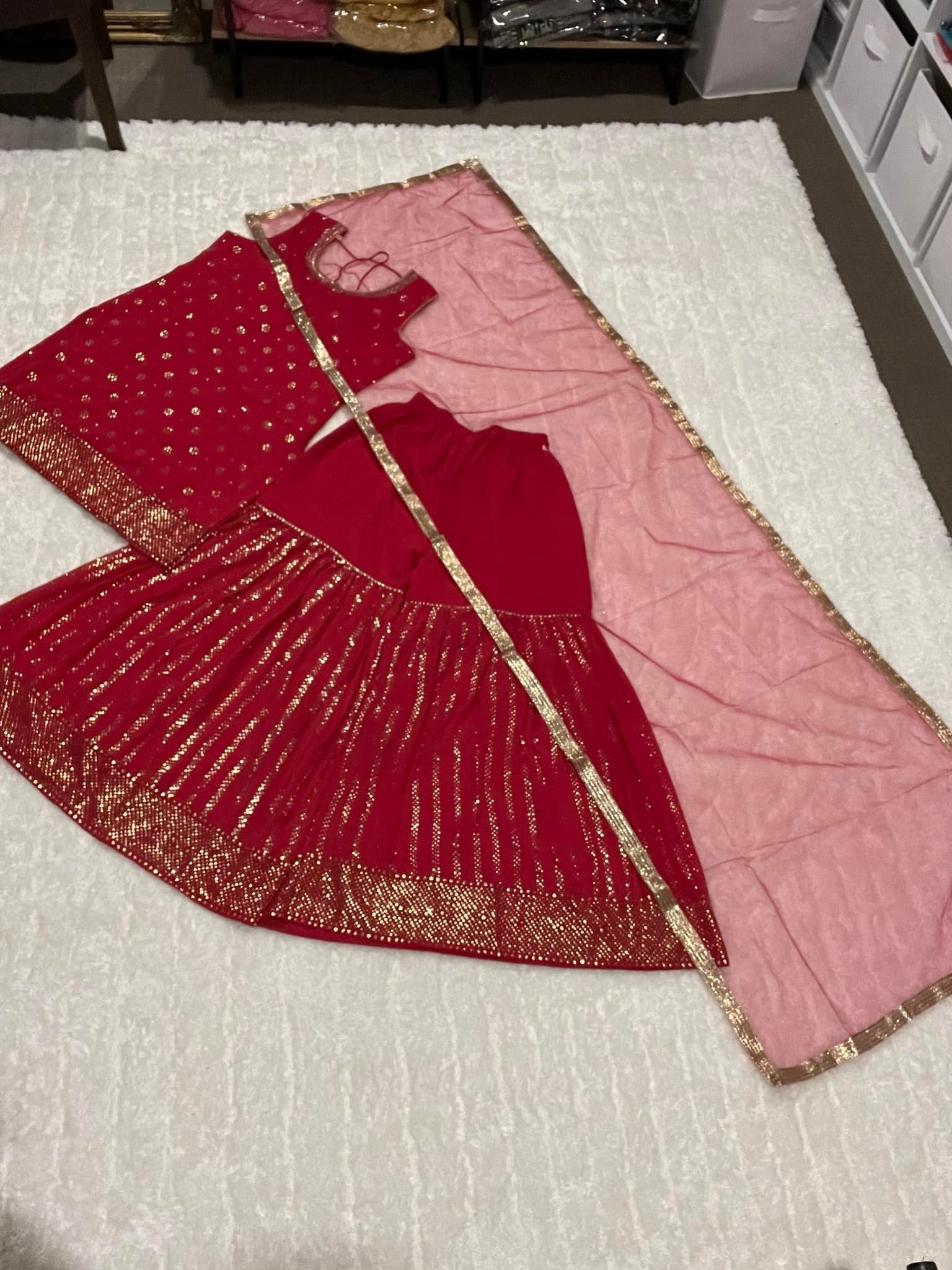 Magnificent Magenta Sharara