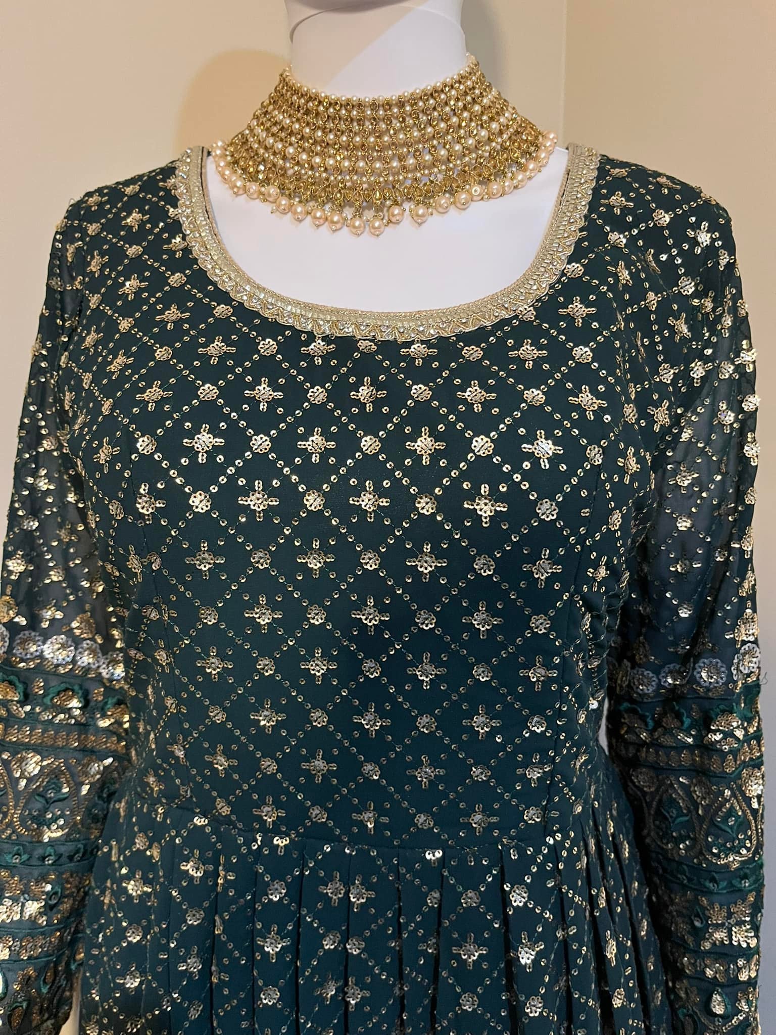 Emerald Green Royal Gown