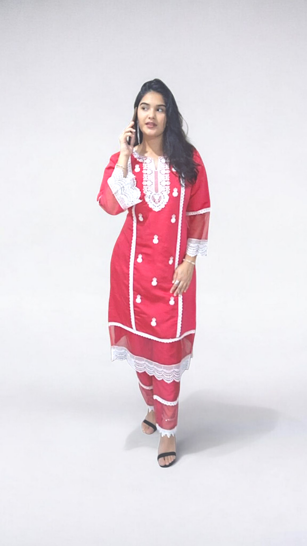 Marvelous Magenta Narrow Plazo Suit