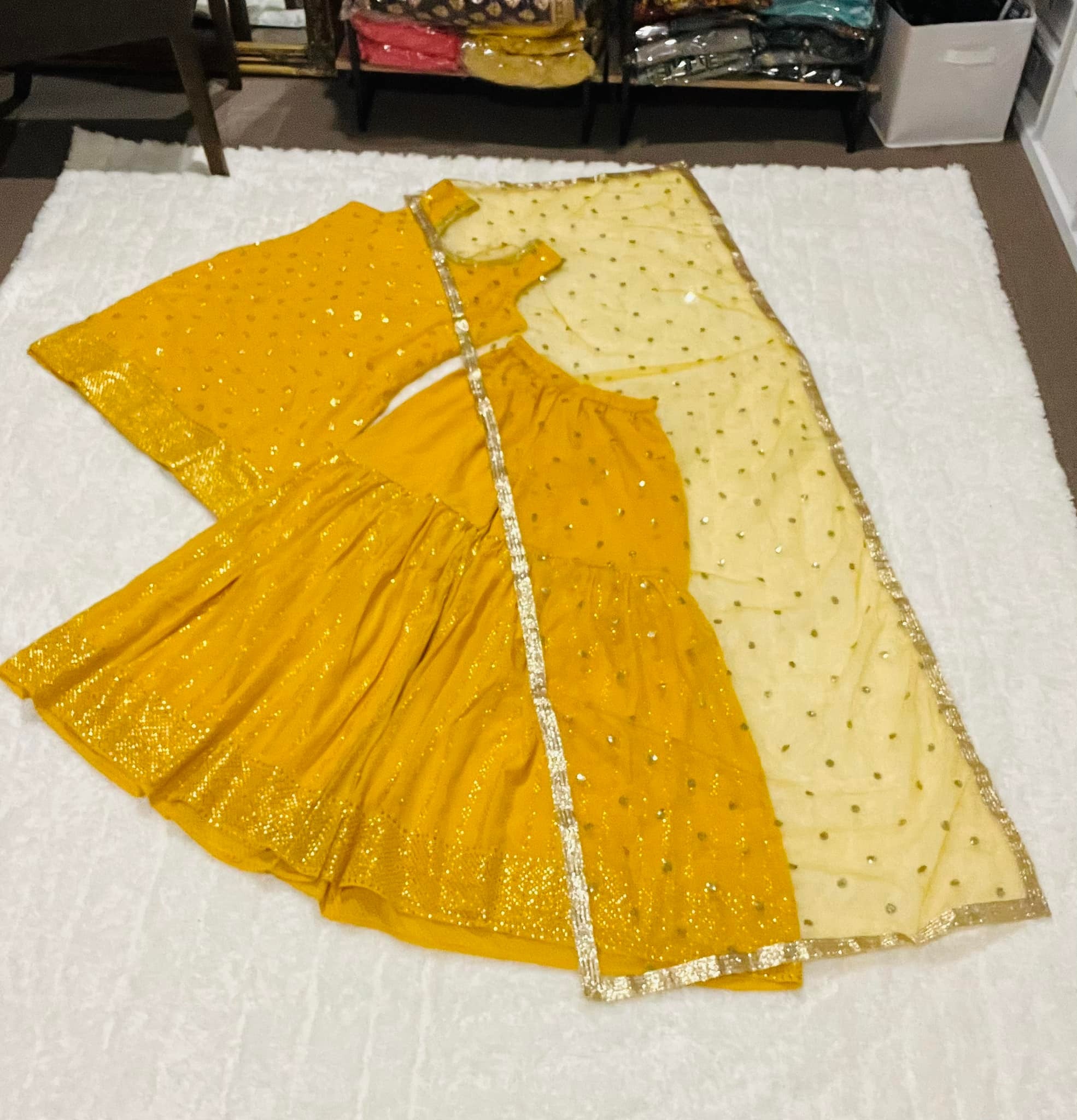 Sunshine Yellow Sharara